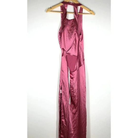 For Love And Lemons Tahlia Maxi Dress Pink NWT M - Picture 9 of 15